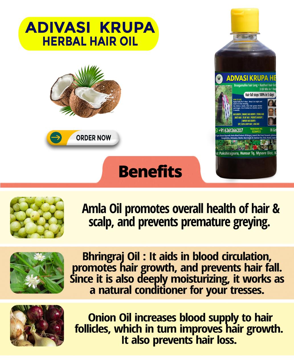 Adivasi Krupa Hair Growth Oil